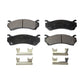 Semi-Metallic Disc Brake Pads PPF-D785 For Chevrolet Silverado 1500 GMC 2500 HD Tahoe Sierra Suburban Yukon Avalanche XL Cadillac Classic Escalade Express 3500 Hummer H2 Astro ESV EXT Savana Safari