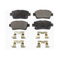 Front Semi-Metallic Disc Brake Pads PPF-D822 For Toyota Prius Scion xB xA Echo Celica MR2 Spyder iQ
