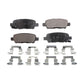 Rear Semi-Metallic Disc Brake Pads PPF-D905 For Nissan Altima Rogue Sentra INFINITI Murano Maxima Pathfinder G35 G37 QX60 Q50 Sport Quest Juke Select 350Z LEAF FX35 M35 370Z QX50 JX35 Q60 Suzuki Grand