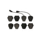 Semi-Metallic Disc Brake Pads PPF-D912A For Audi Volkswagen Passat A4 Quattro A6 Allroad S4 A8 RS6 S6