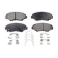 Front Semi-Metallic Disc Brake Pads PPF-D914 For Honda Accord Civic CR-V Pilot Element Fit Acura ILX CR-Z