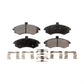Front Semi-Metallic Disc Brake Pads PPF-D941 For Hyundai Elantra