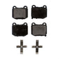Rear Semi-Metallic Disc Brake Pads PPF-D961 For Subaru Impreza Nissan 350Z INFINITI G35 Mitsubishi Lancer WRX STI BRZ Toyota 86