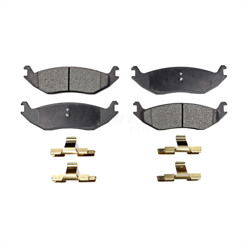 Rear Semi-Metallic Disc Brake Pads PPF-D967 For Ram 1500 Dodge Durango Classic Chrysler Aspen Van