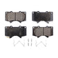 Front Semi-Metallic Disc Brake Pads PPF-D976 For Toyota Tacoma 4Runner Tundra Lexus Sequoia GX460 FJ Cruiser GX470 Mitsubishi Montero
