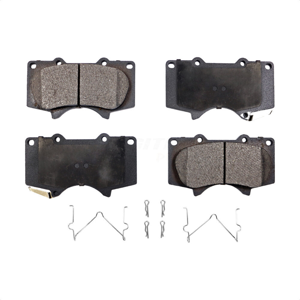 Front Semi-Metallic Disc Brake Pads PPF-D976 For Toyota Tacoma 4Runner Tundra Lexus Sequoia GX460 FJ Cruiser GX470 Mitsubishi Montero