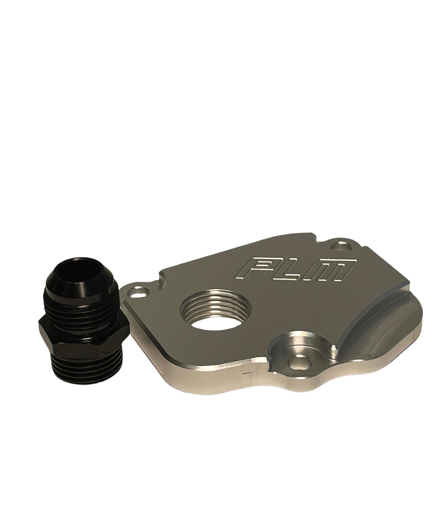 Precision Works Timing Chain Vented Tensioner Cover Plate AN10 Oil Return Honda K-Series