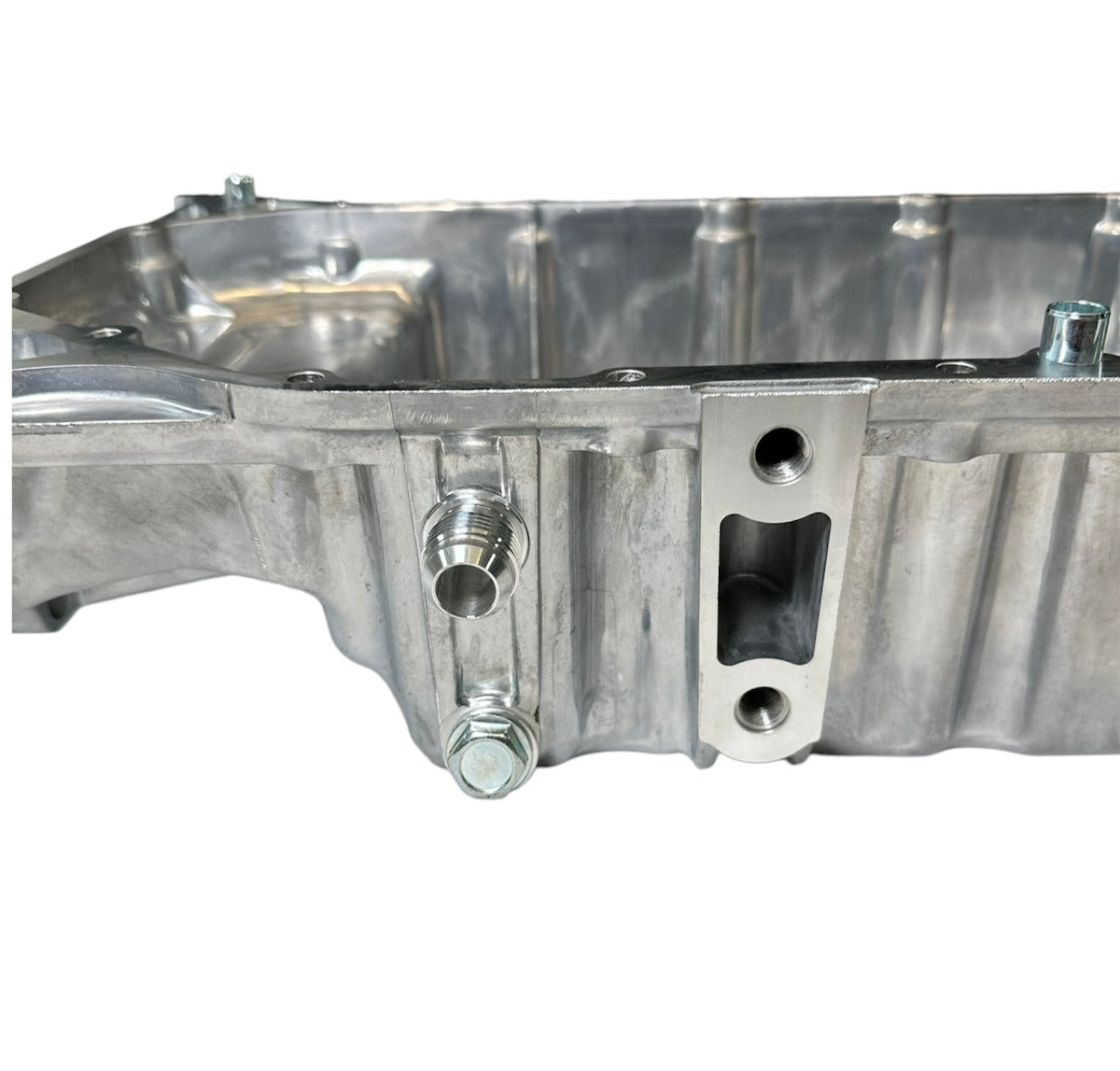 PLM Oil Pan with 10AN Oil Return Drain Fitting - Honda K20Z3 Civic Si FG