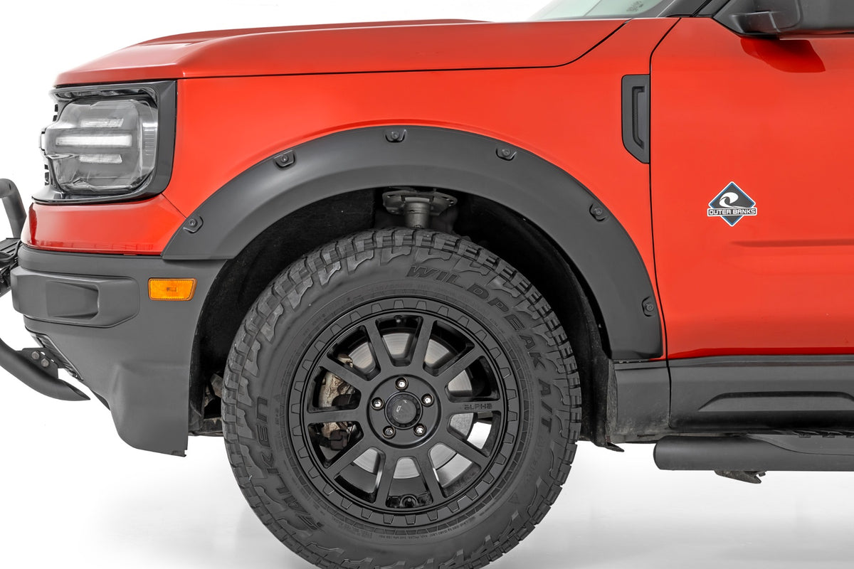 Pocket Fender Flares | Gloss Black | Ford Bronco Sport 4WD (21-23)