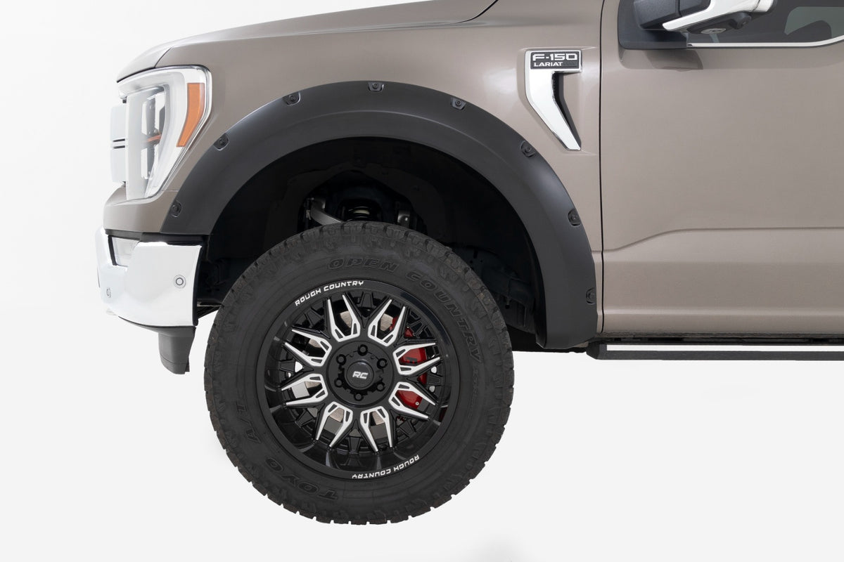 Pocket Fender Flares | JS Iconic Silver | Ford F-150 2WD/4WD (21-23)