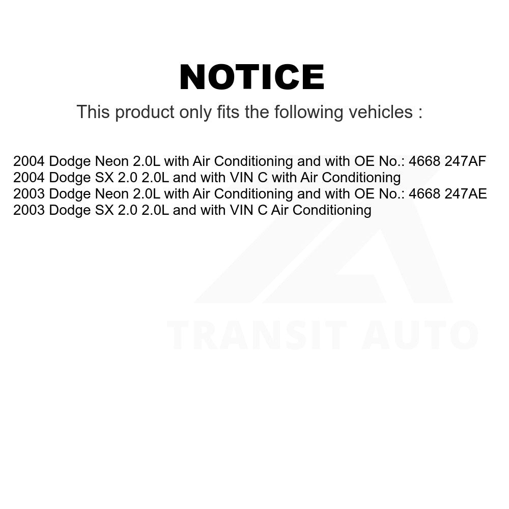 Power Steering Accessory Drive Belt BAN-4PK1315 For Dodge Neon SX 2.0