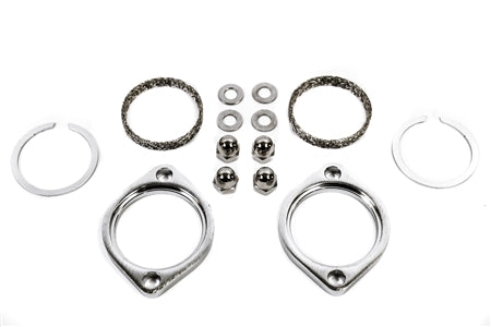 Precision Works Flange Gasket Hardware For Harley Davidson Exhaust Install Kit 84-15