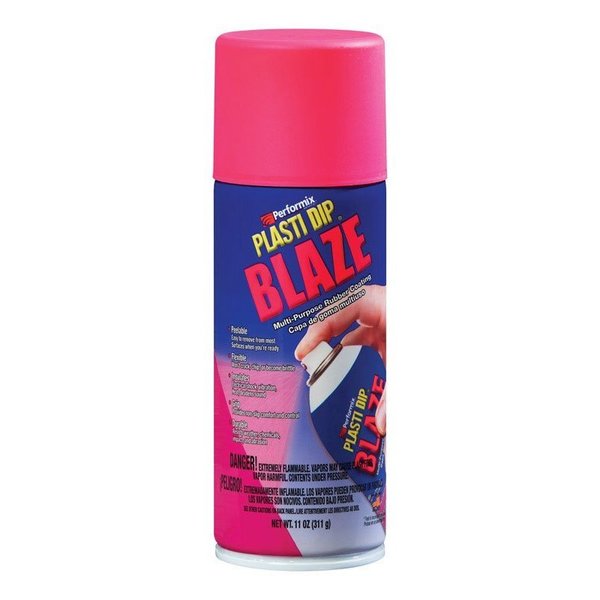 Performix Plasti Dip 11223 Blaze Pink Rubberized Spray Aerosol 11 Ounce