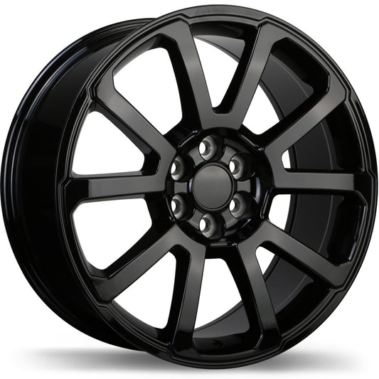 Replika Gloss Black R214 20x8.5 6x120mm +33 67.1mm BLK