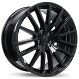 Replika Gloss Black R233 22x9.5 5x112mm +37 66.6mm BLK