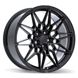 Replika Gloss Black R266 19x8.0 5x112mm +40 66.6mm BLK