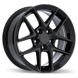 Replika Gloss Black R267 16x7.0 5x114.3mm +45 64.1mm BLK