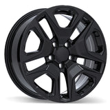 Replika Gloss Black R268 17x7.0 5x114.3mm +35 60.1mm BLK
