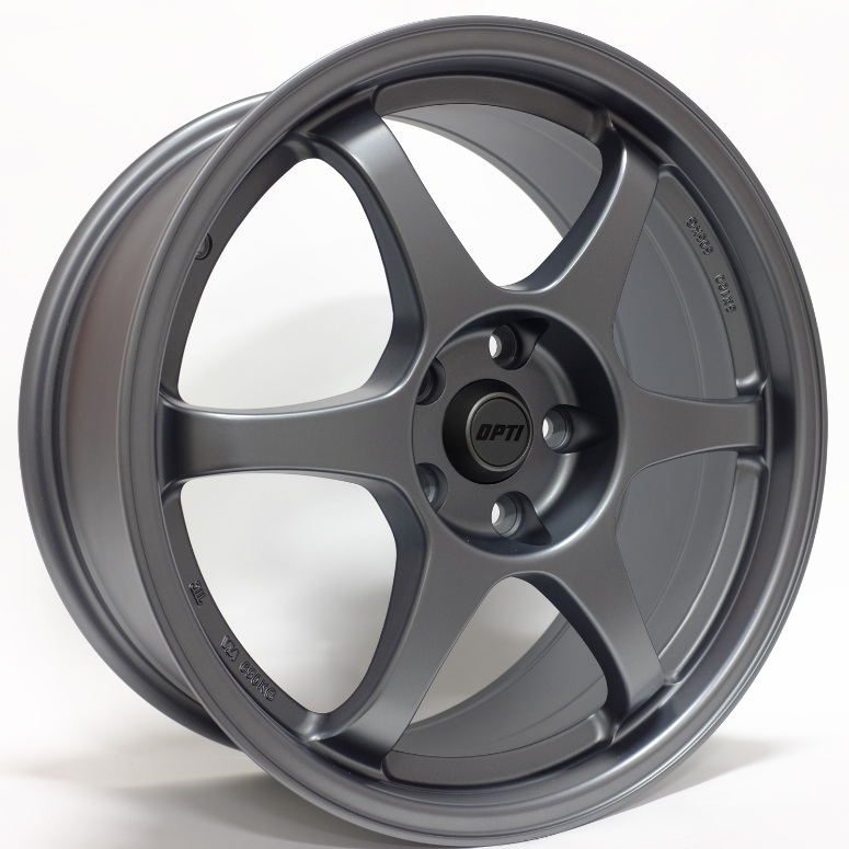 RS LIGHT GUNMETAL 16x7.0 5x100 Wheels - JR3-6-B73