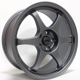 RS LIGHT GUNMETAL 16x7.0 5x100 Wheels - JR3-6-B73