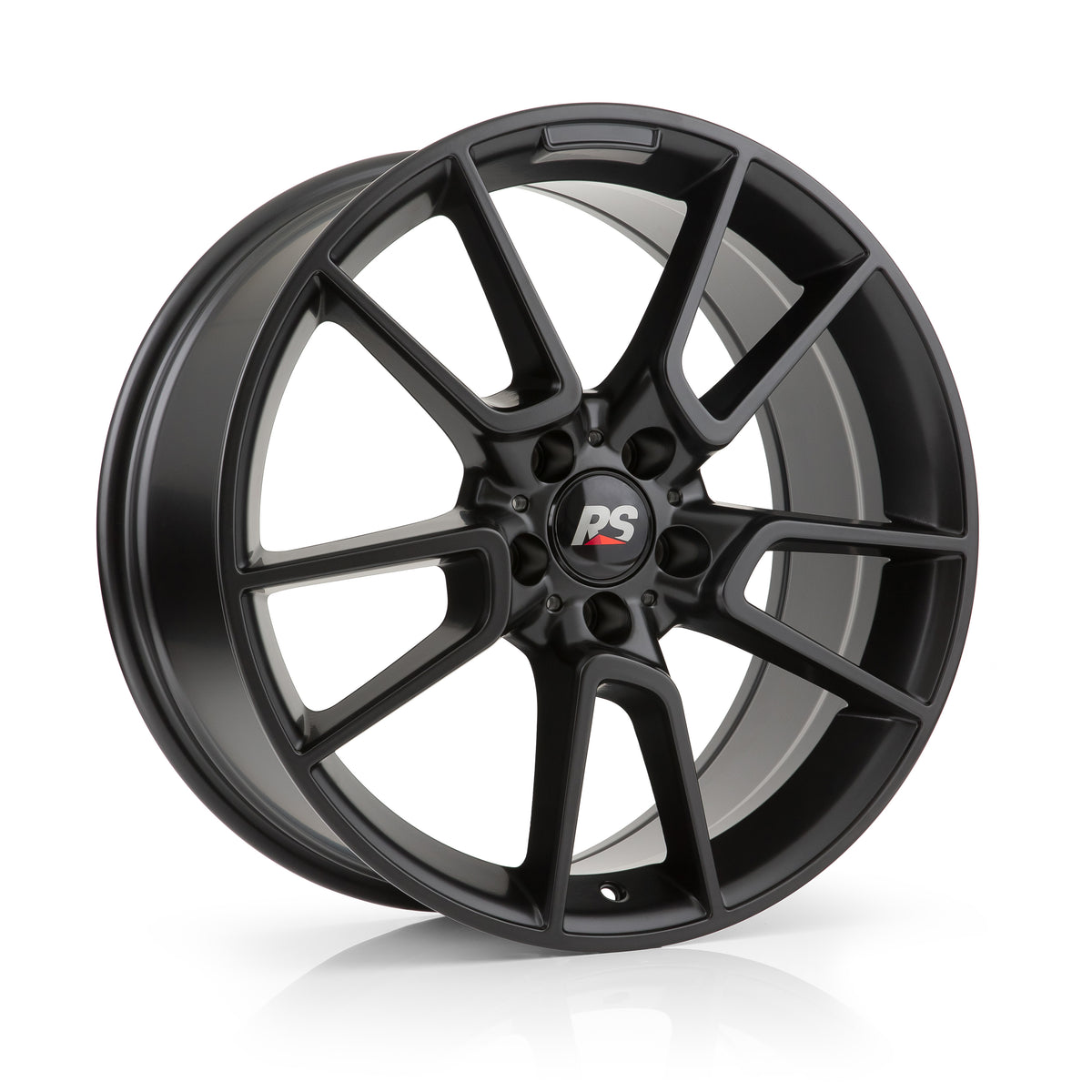 RS SATIN BLACK 17x8.0 5x112 Wheels - STAR2-17SB