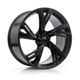 RS Satin Black 22x9.5 5x112 Wheels - AD07-22SB
