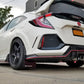 Rally Armor 17-22 Honda Civic Type R Black UR Mud Flap w/Red Logo
