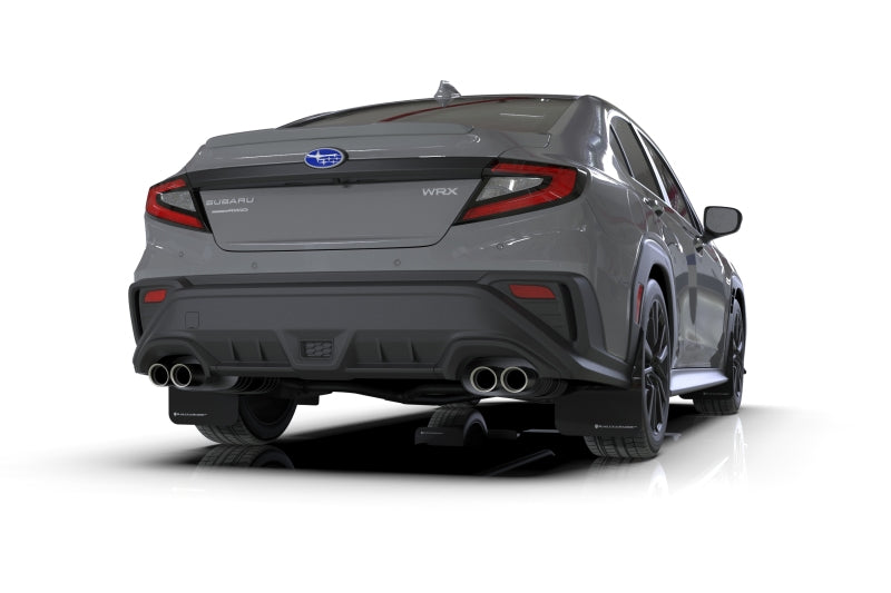 Rally Armor 22-26 Subaru WRX Black UR Mud Flap w/Dark Grey Logo