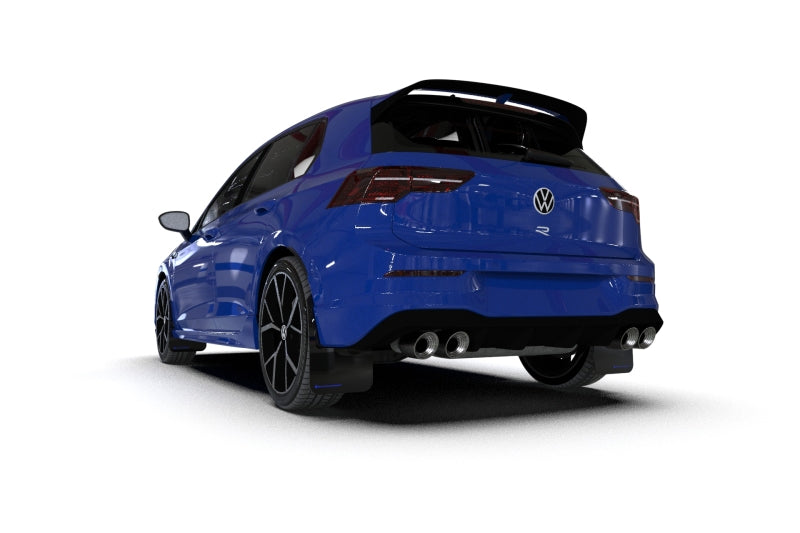 Rally Armor 22-25 VW MK8 Golf GTI/R Black UR Mud Flap w/Blue Logo