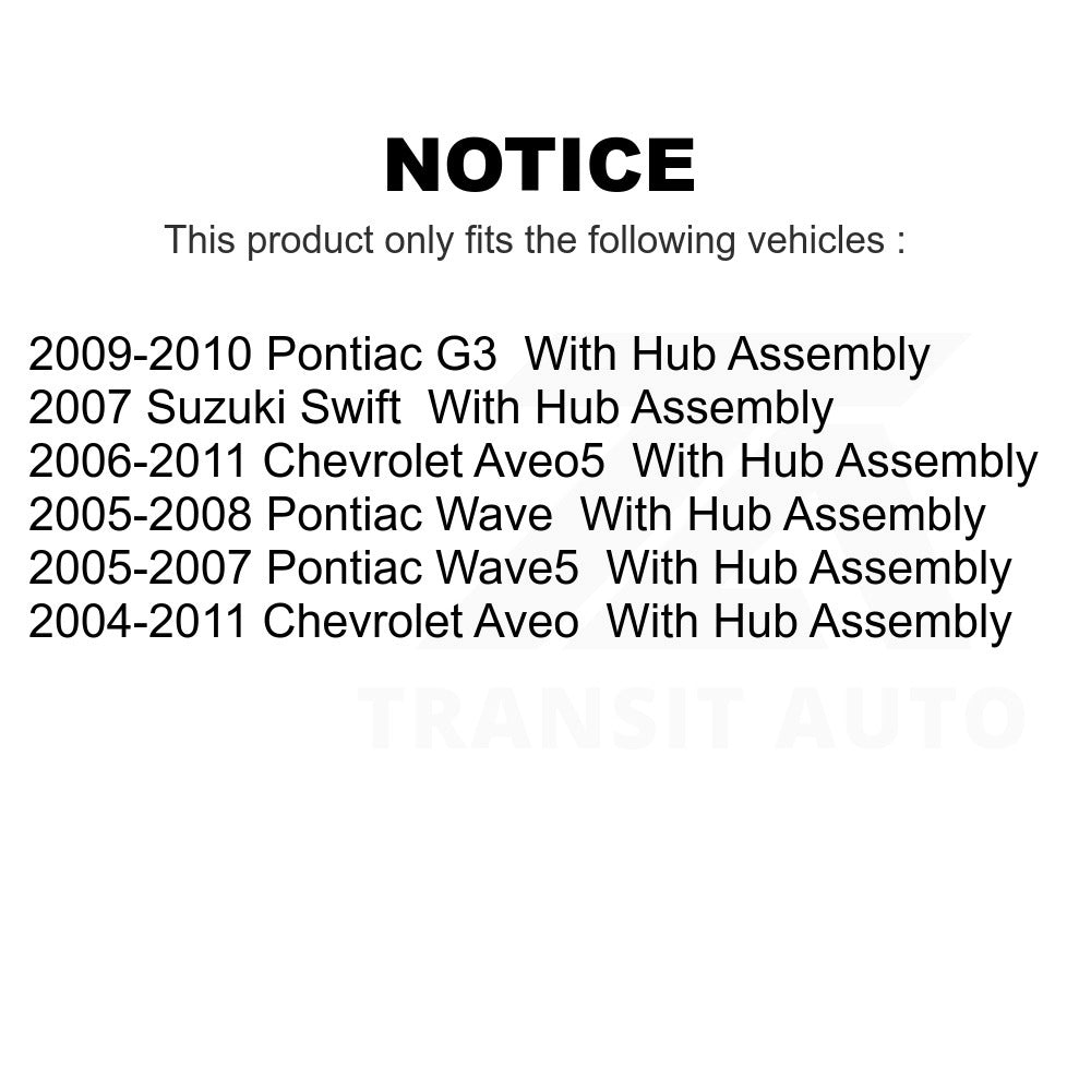 Rear Brake Drum 8-97762 For Chevrolet Aveo Aveo5 Pontiac G3 Suzuki Wave Swift Wave5 With Hub Assembly