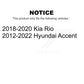 Rear Brake Drums Pair For Hyundai Accent Kia Rio K8-102220