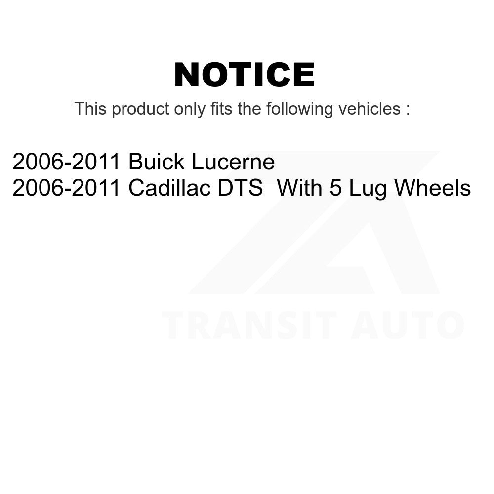 Rear Ceramic Disc Brake Pads CMX-D1172 For 2006-2011 Buick Lucerne Cadillac DTS