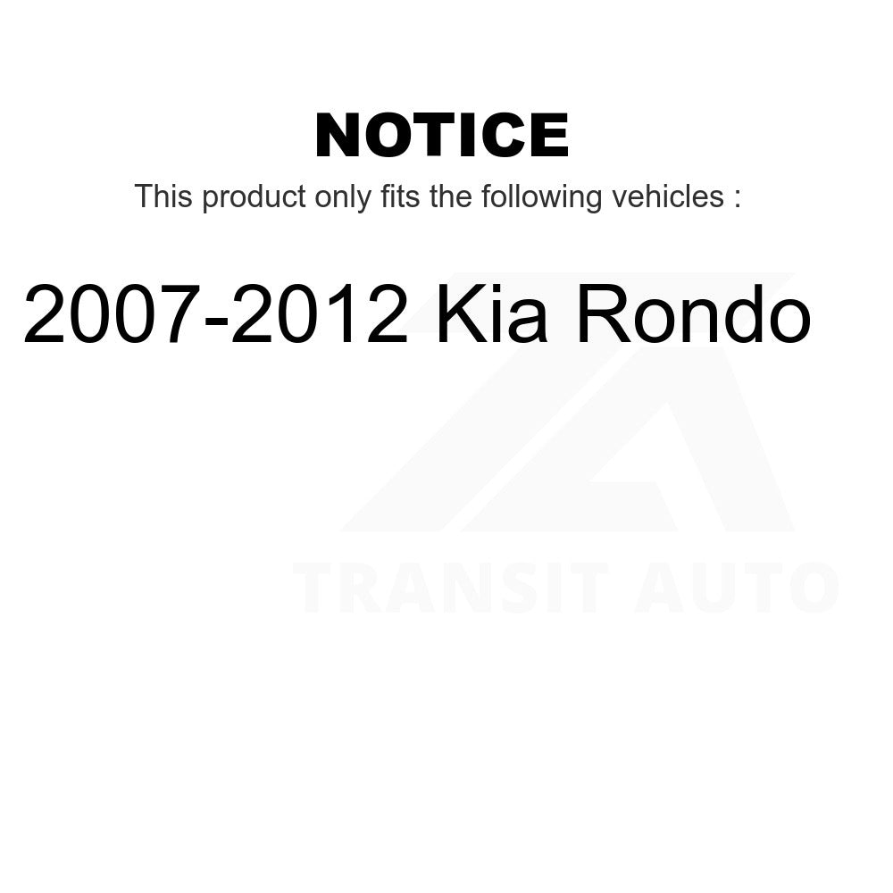 Rear Ceramic Disc Brake Pads CMX-D1296 For 2007-2012 Kia Rondo
