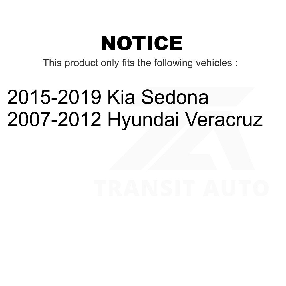 Rear Ceramic Disc Brake Pads CMX-D1302 For Kia Sedona Hyundai Veracruz
