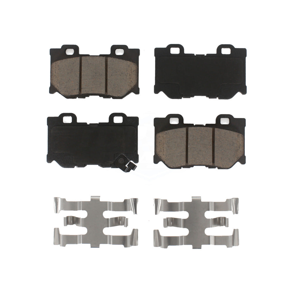 Rear Ceramic Disc Brake Pads CMX-D1347 For INFINITI G37 Q50 Nissan 370Z Q60 M37 Q70 Q70L QX70 M56 FX50 Z