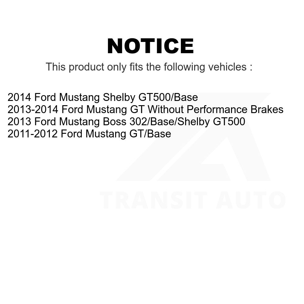Rear Ceramic Disc Brake Pads CMX-D1465 For Ford Mustang