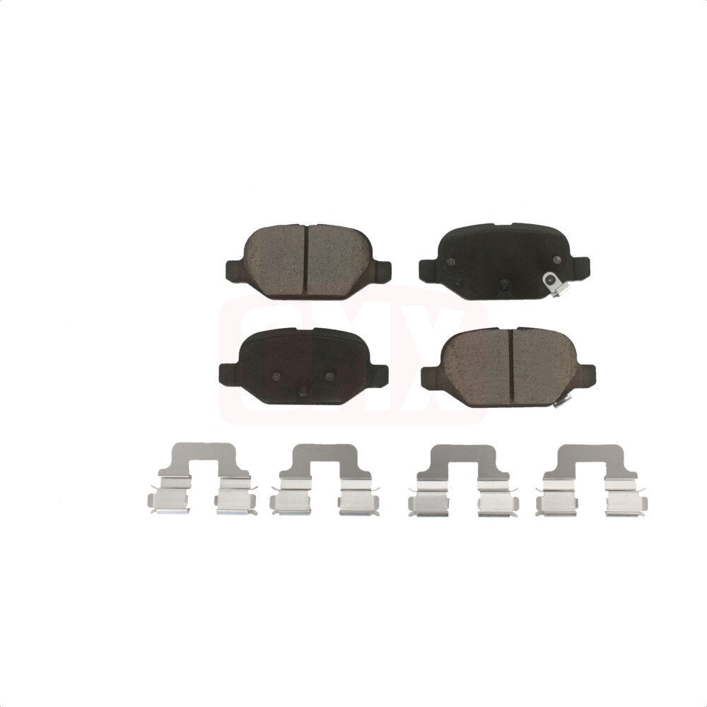 Rear Ceramic Disc Brake Pads CMX-D1569 For 2012-2019 Fiat 500
