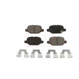 Rear Ceramic Disc Brake Pads CMX-D1569 For 2012-2019 Fiat 500