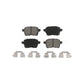 Rear Ceramic Disc Brake Pads CMX-D1722 For 2014-2020 Fiat 500L