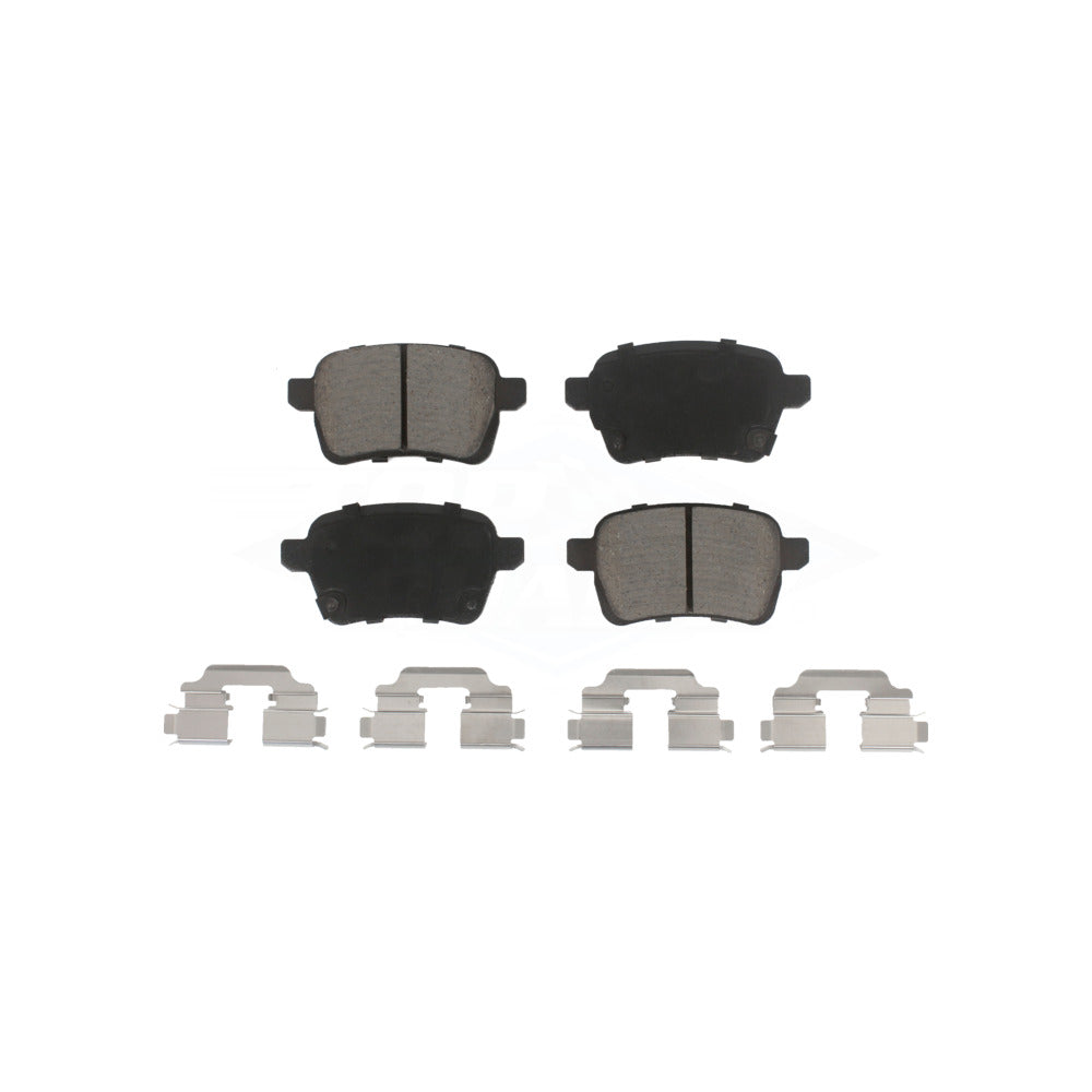 Rear Ceramic Disc Brake Pads CMX-D1722 For 2014-2020 Fiat 500L