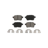 Rear Ceramic Disc Brake Pads CMX-D1722 For 2014-2020 Fiat 500L