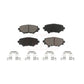 Rear Ceramic Disc Brake Pads CMX-D1729 For Mazda 3 Sport