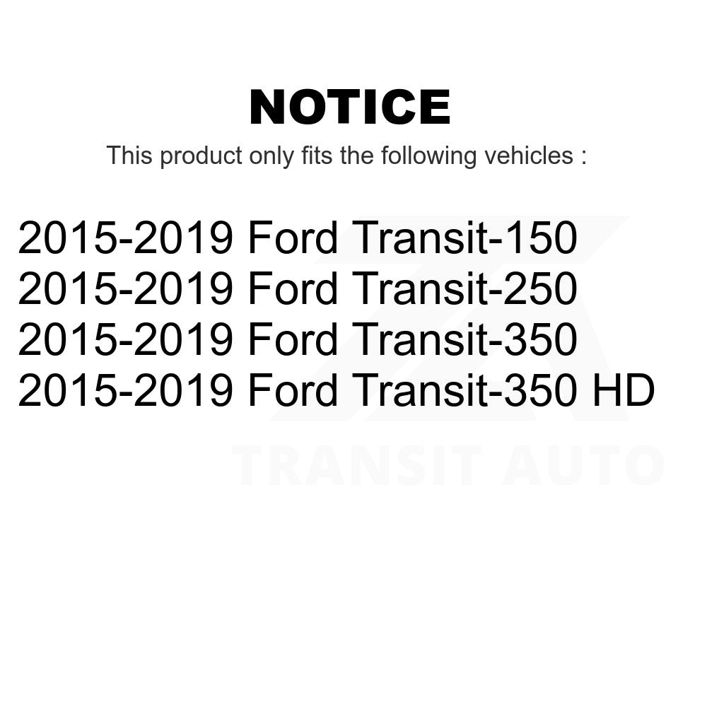 Rear Ceramic Disc Brake Pads CMX-D1775 For 2015-2019 Ford Transit-250 Transit-350 Transit-150 HD