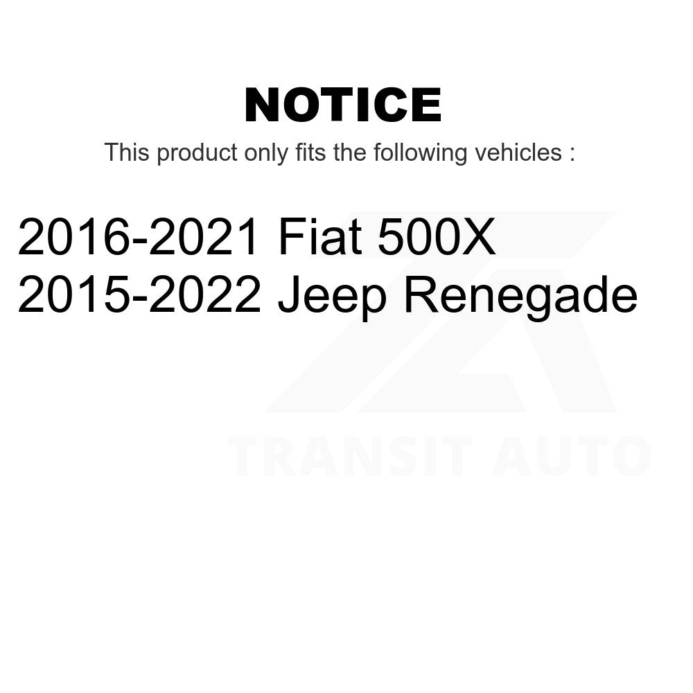 Rear Ceramic Disc Brake Pads CMX-D1809 For Jeep Renegade Fiat 500X