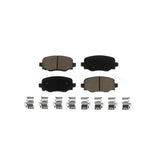 Rear Ceramic Disc Brake Pads CMX-D1809 For Jeep Renegade Fiat 500X
