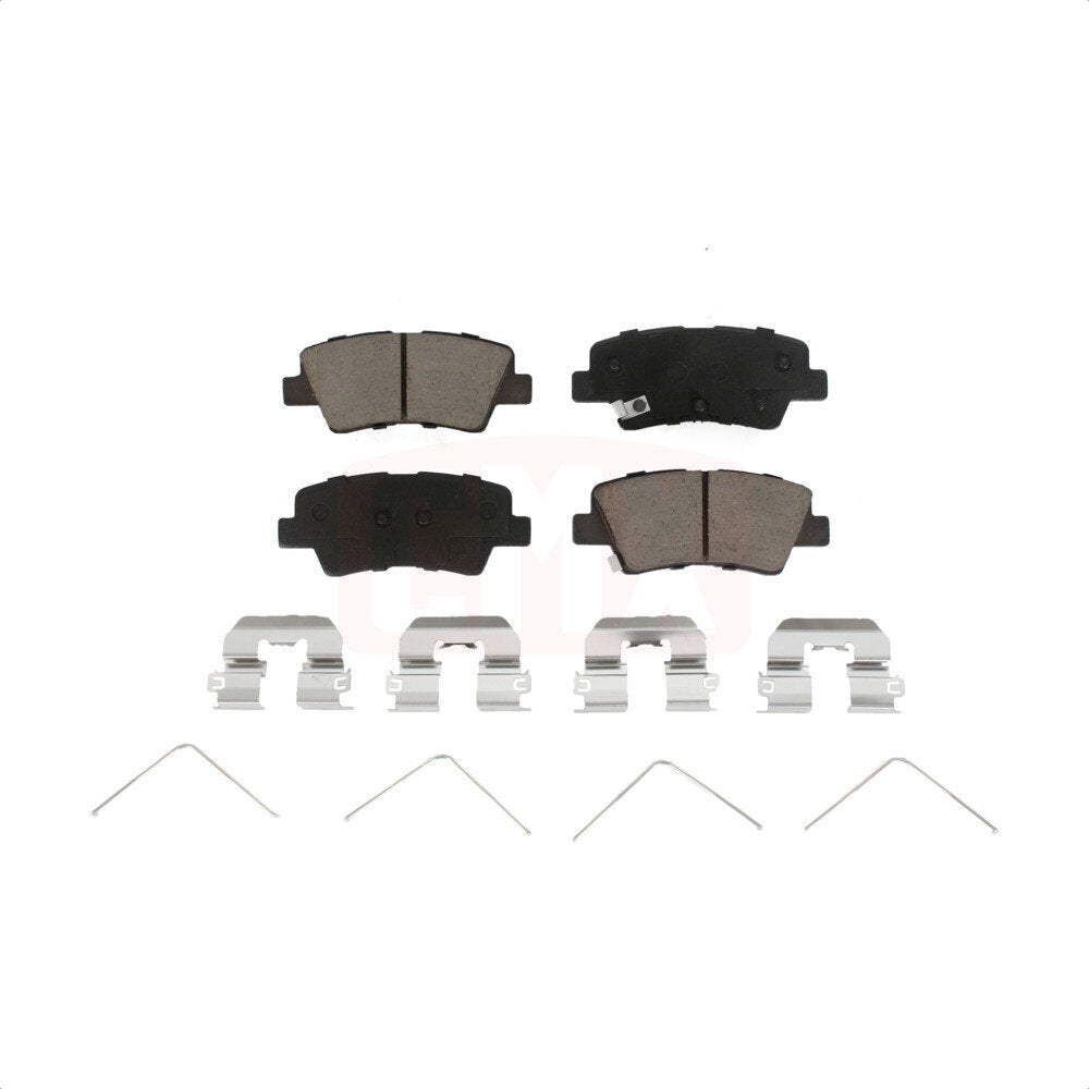 Rear Ceramic Disc Brake Pads CMX-D1812 For Hyundai Elantra Kia Soul Niro Accent Rio Ioniq EV Venue Rondo