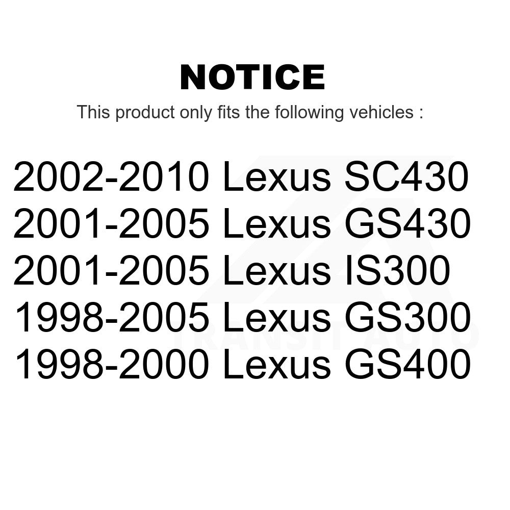 Rear Ceramic Disc Brake Pads CMX-D771 For Lexus GS300 SC430 IS300 GS400 GS430