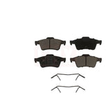 Rear Ceramic Disc Brake Pads CMX-D973 For Mazda 3 Saab 9-3 5
