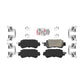 Rear Ceramic Disc Brake Pads NWF-PRC1624 For Mazda CX-5 CX-3