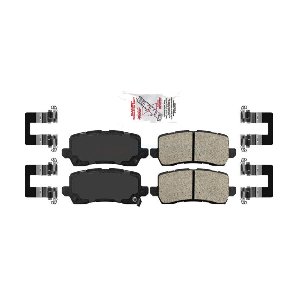 Rear Ceramic Disc Brake Pads NWF-PRC1698 For Acura TLX RLX Honda Odyssey